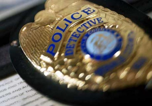 Police detective badge